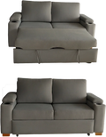 Sofá cama con portavasos